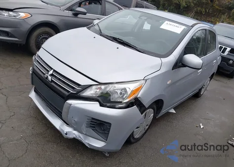 2021 Mitsubishi Mirage Carbonite Edition/Es/Le z USA, uszkodzony, nr VIN ML32AUHJ5MH007983